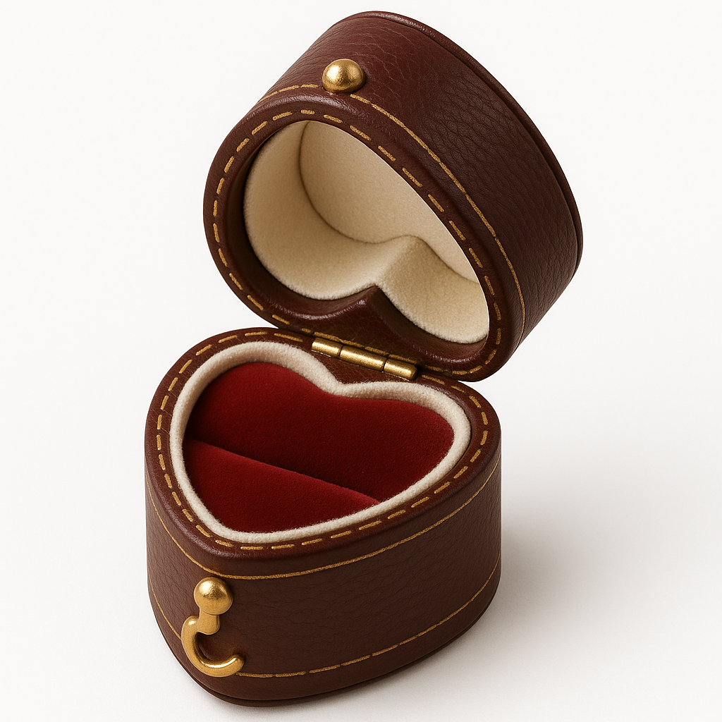 Heart Shaped Ring Box