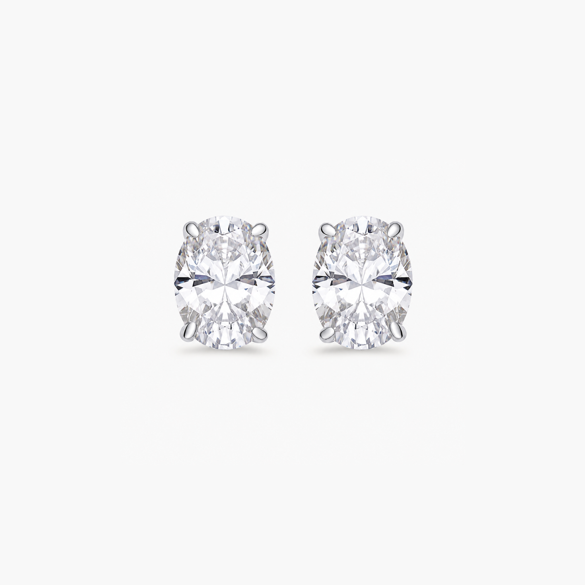 Oval Stud Earrings