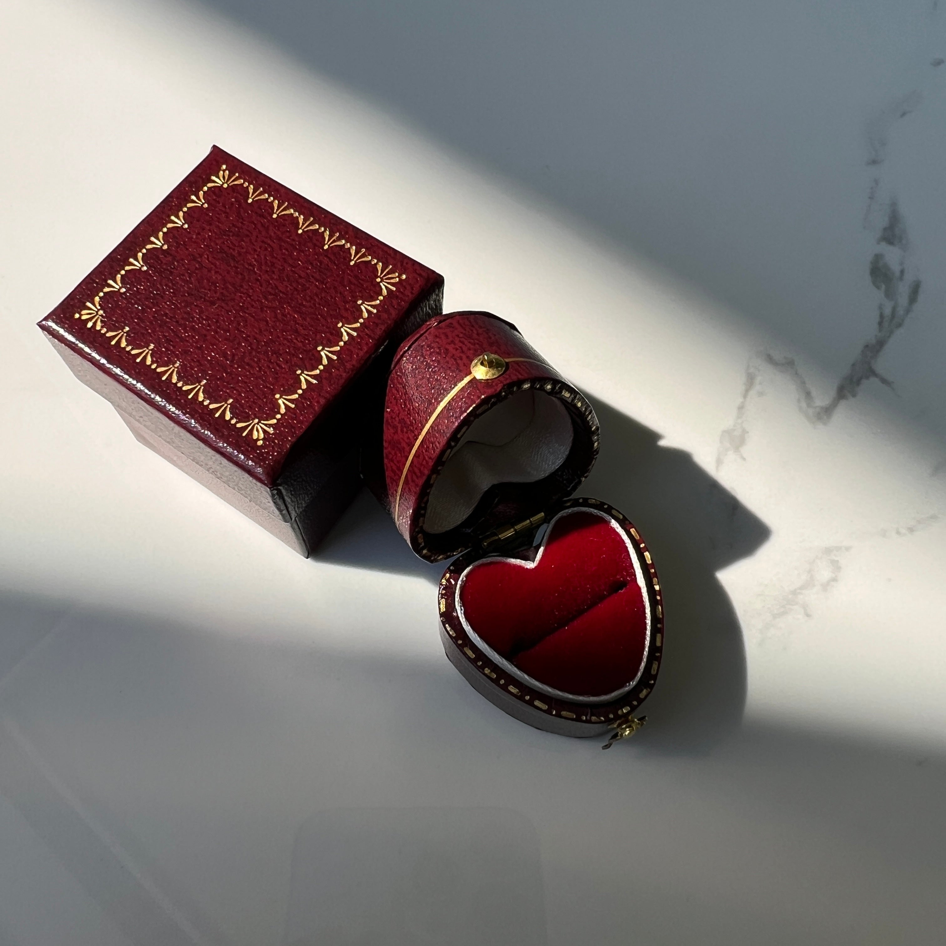 Heart Shaped Ring Box