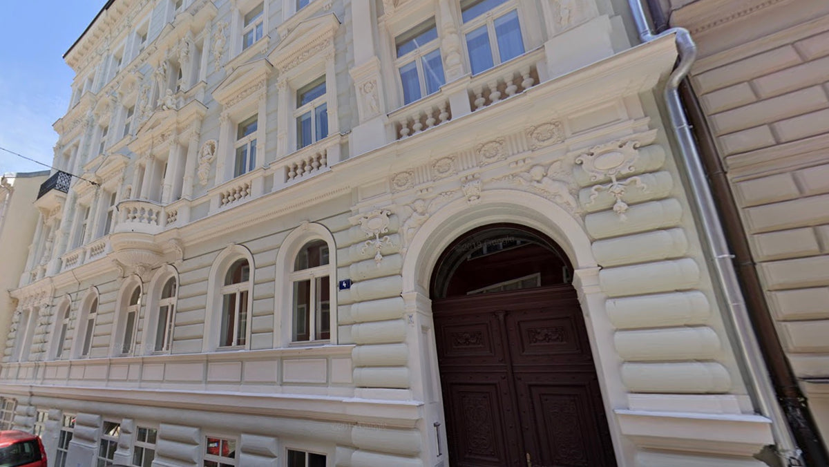 The facade of the building on Příčná street, Prague, where Balmante has its office
