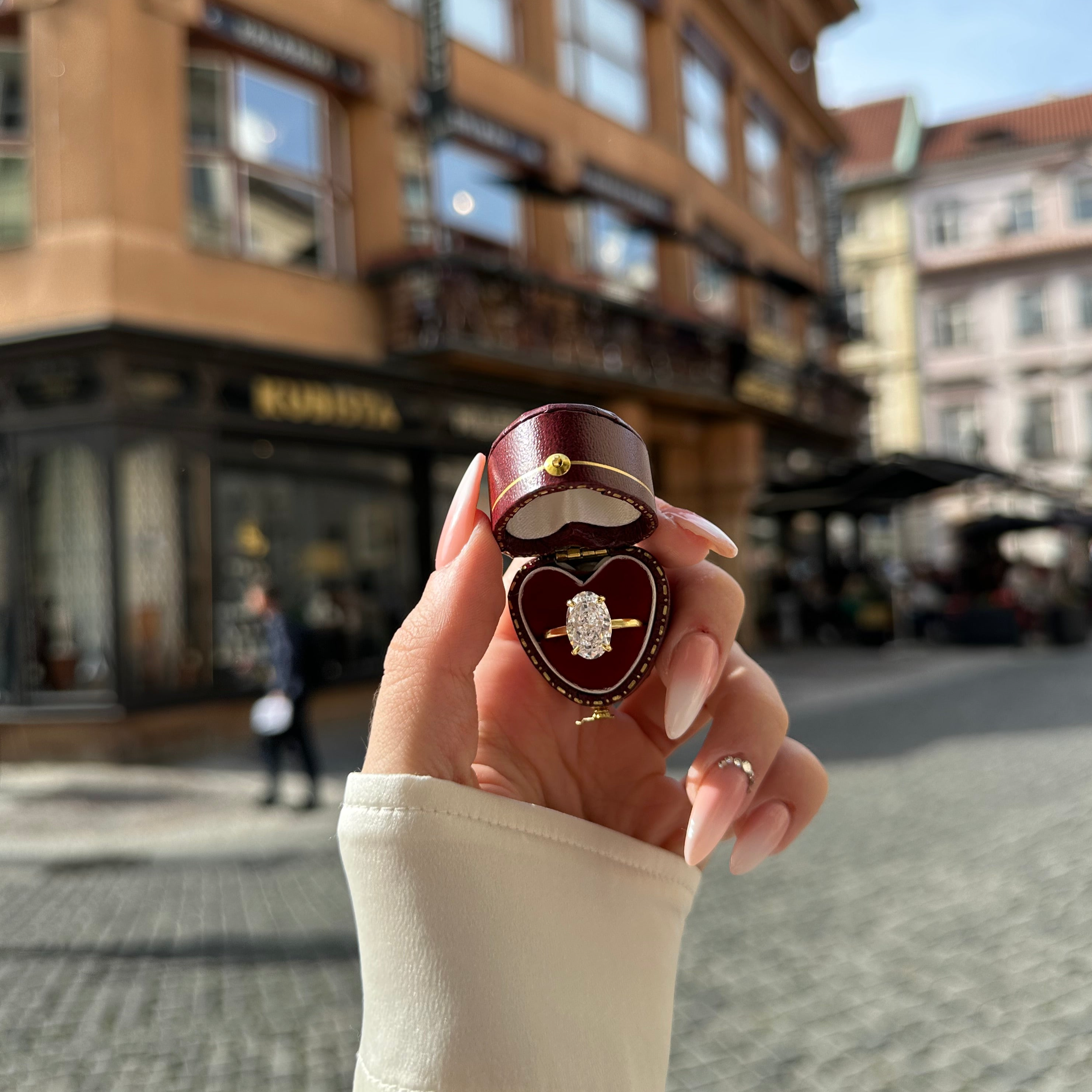 Heart Shaped Ring Box