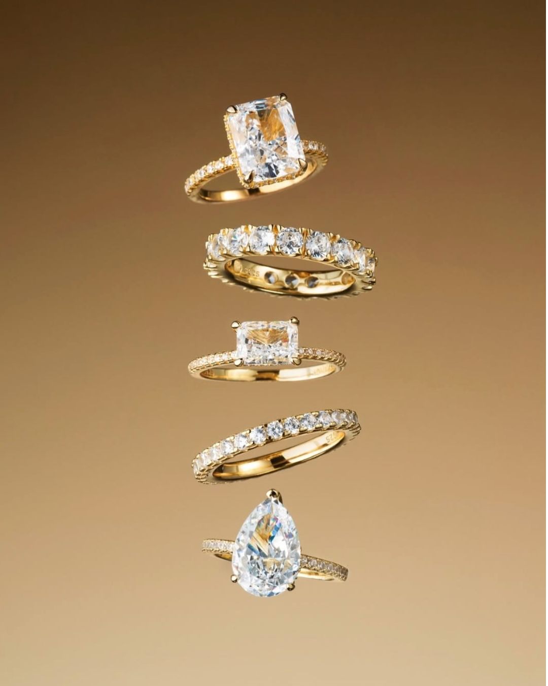 Balmante gold rings